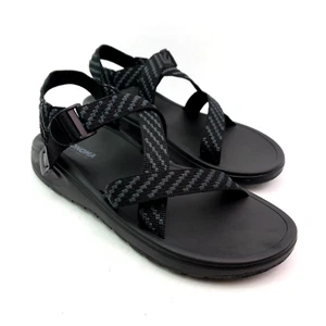 Sonoma Goods For Life Rayan Mens Size 12 Black Strappy Casual Outdoors Sandals - Picture 1 of 12