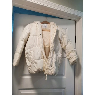 Chaqueta acolchada con capucha forrada Sherpa para niñas talla M8.a30 Foto 1 de 4