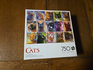 Gatti Louise Goalby Gatti Candididi 750 Pezzi Puzzle Nuovo Buffalo Giochi - Foto 1 di 5