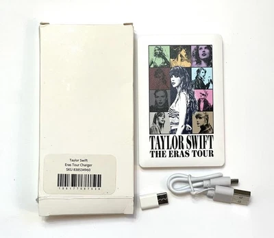 Портативное зарядное устройство Taylor Swift The Eras Tour новое с коробкой 838534960 Merch OpenBox - Изображение 1 из 2