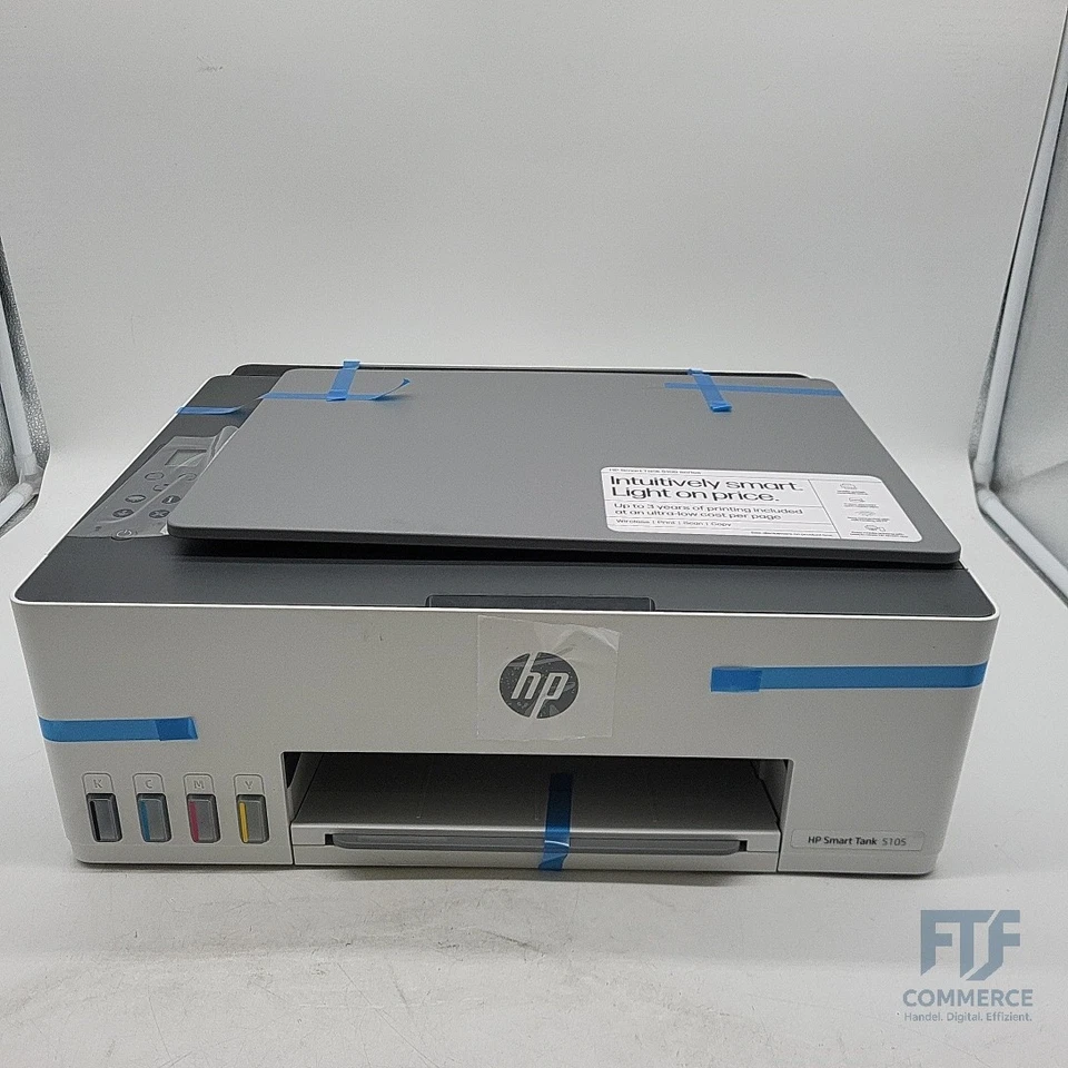 HP Smart Tank 5105 3-in-1 Multifunktionsdrucker (WLAN; Mobiles Drucken) – 3 Jahr - Bild 1 von 4