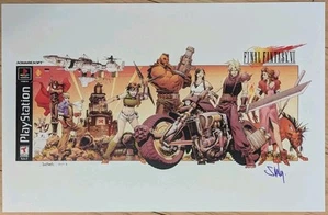 2025 WONDERCON SEAN GORDON MURPHY FINAL FANTASY VII ART PRINT POSTER FIRMATO - Foto 1 di 1
