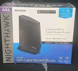 Netgear Nighthawk Modem Router Combo (CAX30) DOCSIS 3.1 Kabelmodem und WLAN... - Bild 1 von 11