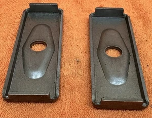 Vintage FORD Model A BUMPER CLAMP Bolt Bracket Mount BACKING PLATES Old Car Part - Bild 1 von 9