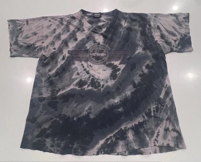 Camisa vintage Harley Davidson tie dye talla grande Foto 1 de 4