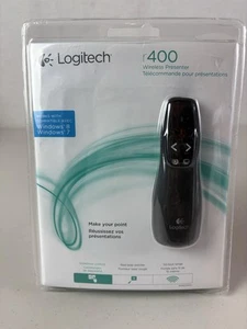 New Logitech Wireless Presenter R400, Wireless Presentation Remote Clicker/Laser - Picture 1 of 3