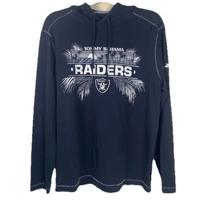 Sudadera con capucha pequeña Las Vegas Raiders x Tommy Bahama Artsy Palms para hombre - Imagen 1 de 12