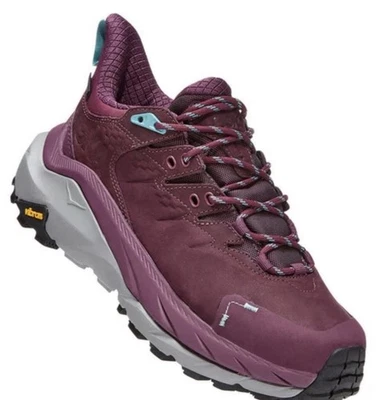 NEW Size 8.5 - Hoka One One HOKA Kaha 2 GORE-TEX Low Grape Purple Hiking Shoe - Image 1 of 4