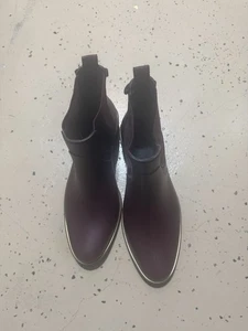 KATE SPADE 10 Bota de Lluvia Solsticio de Goma Madera de Cerezo Mujer Talla 10 - Imagen 1 de 10