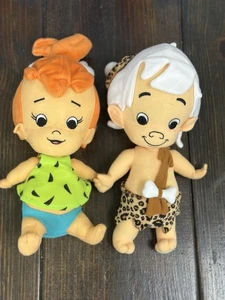 The Flintstones Pebbles & Bam Bam Sammlerstück 10 Zoll Plüsch Lot SAUBER & GEBRAUCHT, IN EINWANDFREIEM ZUSTAND - Bild 1 von 14