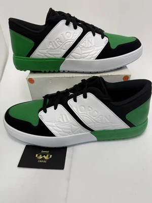 Jordan NU Retro 1 G Men's Size 8 Black/Lucky Green-White FZ4153-002 Fast Ship - Image 1 of 4