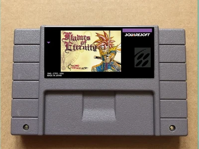 🔥 Chrono Trigger: Flames of Eternity – SNES Game Cartridge | Hack 🌌 - Image 1 of 3