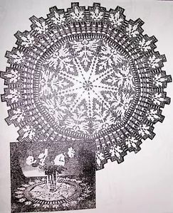 650 filete antiguo patrón DOILY para ganchillo (reproducción) - Imagen 1 de 1