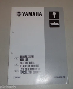 Special Tools Catalogue Special Service Tool List Yamaha Bootsmotoren 07/1999 - Bild 1 von 1
