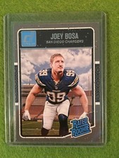 JOEY BOSA ROOKIE FOIL FOOTBALL Card San Diego Chargers NFL RC* 2016 Donruss #375