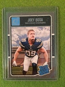 JOEY BOSA ROOKIE FOIL FOOTBALL Card San Diego Chargers NFL RC* 2016 Donruss #375