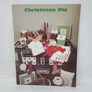 Gezähltes Kreuzstichmuster Kartenheft Weihnachtstorte 1980 Vintage - Bild 1 von 3