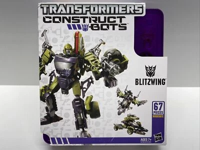 Transformers BLITZWING Construct-Bots Triple Changer Figure 67 Pieces 2013 - NEW - Image 1 of 4