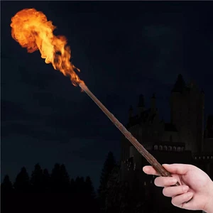 Harry Potter Magic Fire Wand Shooter Fireball Dumbledore Firing Wand Hermione AU - Picture 1 of 5