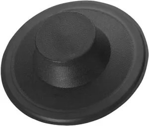 Kitchen Sink Stopper - Black Plastic Sink Plug Drain Stopper - Essential Values - Picture 1 of 2