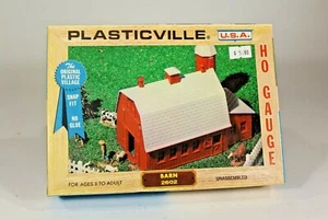 Bachmann Plasticville HO BARN 2602 Plastics Building Kit, Snap Fit no glue - Picture 1 of 3
