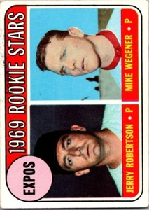 1969 Topps #284 Expos Rookie Stars (Jerry Robertson / Mike Wegener) VG - Picture 1 of 2