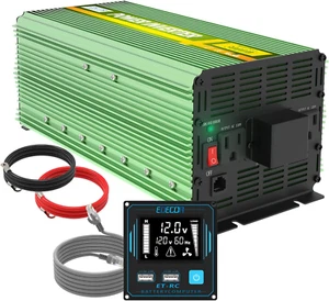 3000 Watt Power Inverter DC 12V to AC 110V 120V 3000W Converter for Car Truck RV - Imagen 1 de 12