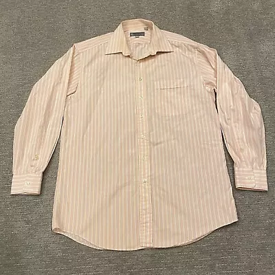 Vintage Hickey Freeman Shirt Mens Large 16/34 Multicolor Stripe Button Up Cotton - Image 1 of 4