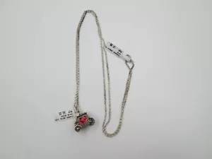 Cadena eslabones con colgante carroza. Plata ley y esmalte color. Thomas Sabo - Imagen 1 de 5