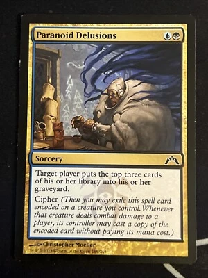 1x Paranoid Delusions (186) Gatecrash LP MTG Magic the Gathering x1 MKE - Image 1 of 4