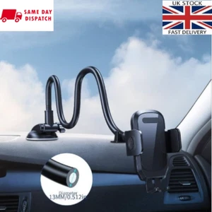 Universal 15 Inch Car Phone Holder 180 degree Swivel Flexible Long Arm Gooseneck - Picture 1 of 7