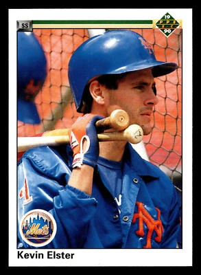 Kevin Elster 1990 Upper Deck #187a New York Mets BASEBALL BUY3GET1FREE - Image 1 of 2