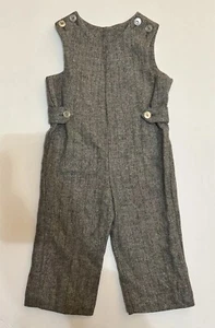 Pagliaccetto completo Jon Jon misto lana grigio bambino vintage Imp Originals 2 nuovo - Foto 1 di 7
