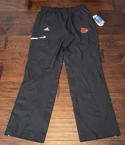 adidas Women’s Louisville Cardinals Basketball Climaproof Wind Pants SzM NEW 344 Cover