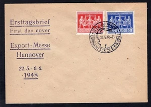 GERMANY 1948 FDC Cover. Hannover Export Messe - Picture 1 of 2