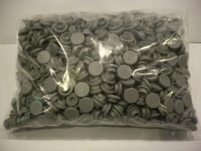 Lote de tapones de suero de 20 mm de goma marca West gris 1000 piezas a presión S-63 1F Foto 1 de 3