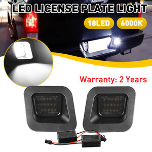 For DODGE RAM & RAM Bright 18-SMD LED License Plate Light Waterproof Accessories