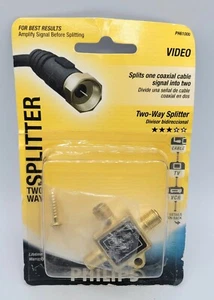 Philips Magnavox PH61000 Video Two Way Coaxial Splitter New In Package - Picture 1 of 2