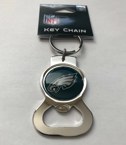 WHOLESALE (25 unit) Philadelphia Eagles Licensed Bottle Opener Key Chain NWT NFL Cover
