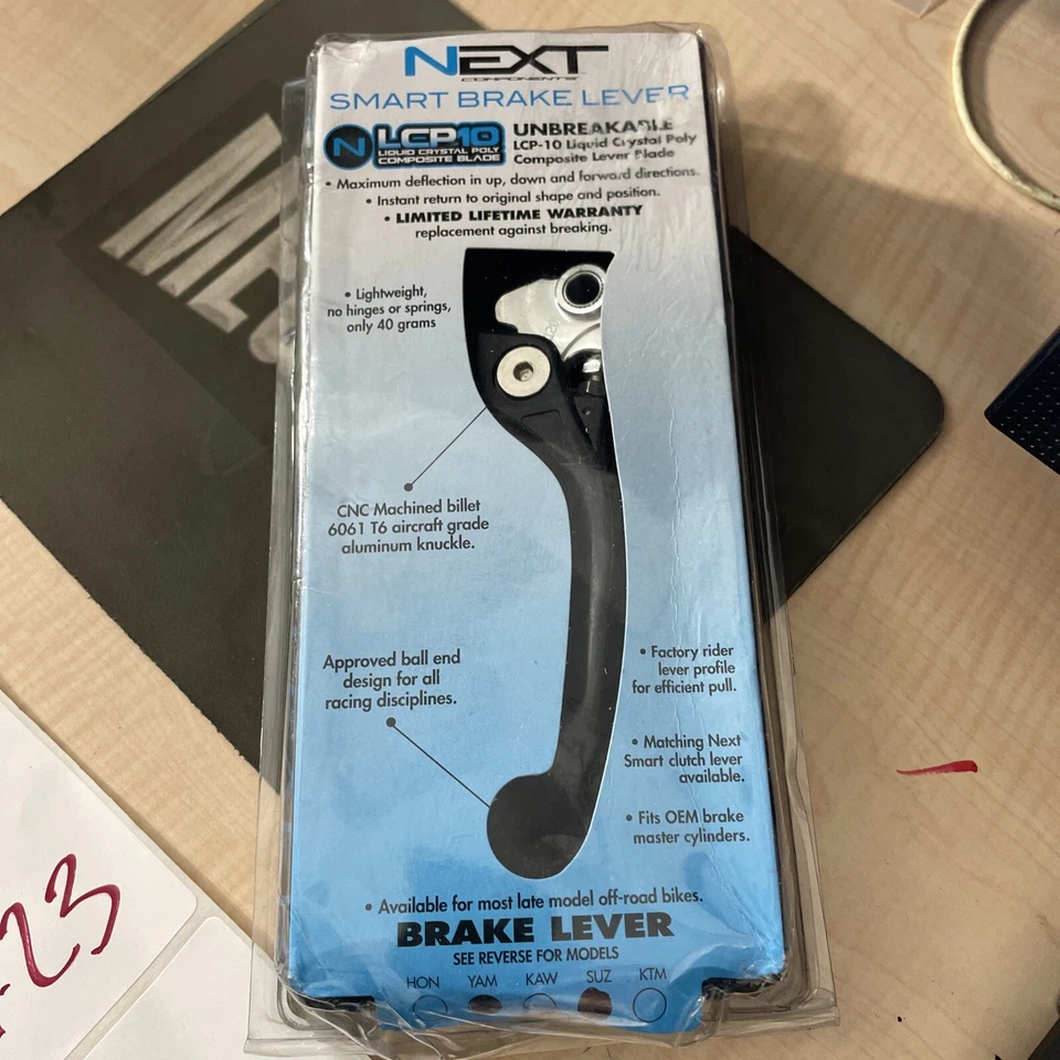 NEXT Components PB-120 Black Smart Brake Lever - Image 1 of 1