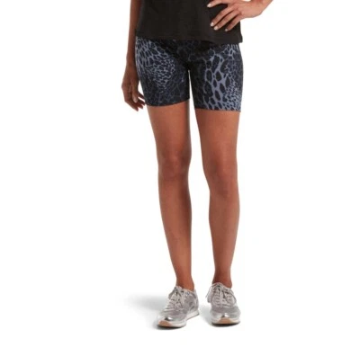 Pantalones Cortos Tono Ondulado Leopardo Algodón Mujer Talla XS Azul Medio Muslo Nuevos con Etiquetas Foto 1 de 4