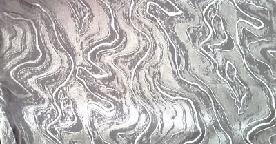 Restos italianos metálicos plateados grises 2 lados W 17" x 29" Foto 1 de 2