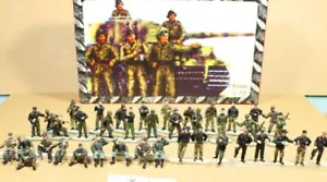 1/72 2. Weltkrieg deutsche Panzerpanzerbesatzung (Mischtarnung) Soldaten 18tlg. - Bild 1 von 5