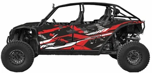 Kits gráficos envolventes calcomanías de vinilo pegatina Grapfix 2019+ diseño Honda Talon 4 1000 - Imagen 1 de 2