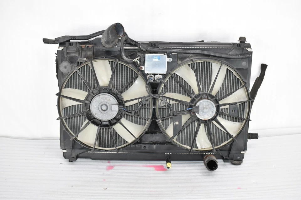 ☑️ 2007-2011 LEXUS GS450 GS450h RADIATOR FAN CONDENSER SET COOLER COOLING OEM - Image 1 of 4