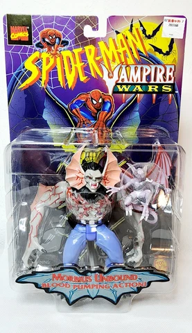 Marvel Comics Spider-Man Vampire Wars Morbius Unbound Action Figure ToyBiz 1996 Cover