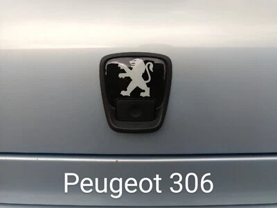 Logo emblème badge sticker autocollant adhésif pour coffre PEUGEOT 306 - Immagine 1 di 4