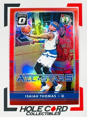 ISAIAH THOMAS 2016-17 Panini Donruss Optic All Stars #20 Red Prizm /99 一 - Image 1 of 2