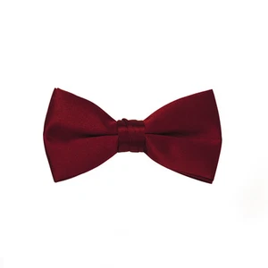 New Mens Apple Red Satin Tuxedo Vest Bow Tie Best Quality - Picture 1 of 2