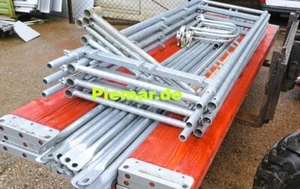 Gerüst RAM2 Baugerüst 10,5 m² Fassadengerüst 2,5 x 4,2 m Stahlgerüst NEU ] - Bild 1 von 18